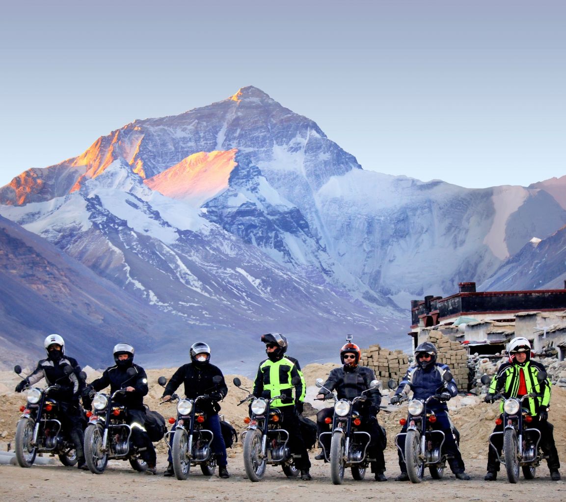 Mt. Everest on motorcycles