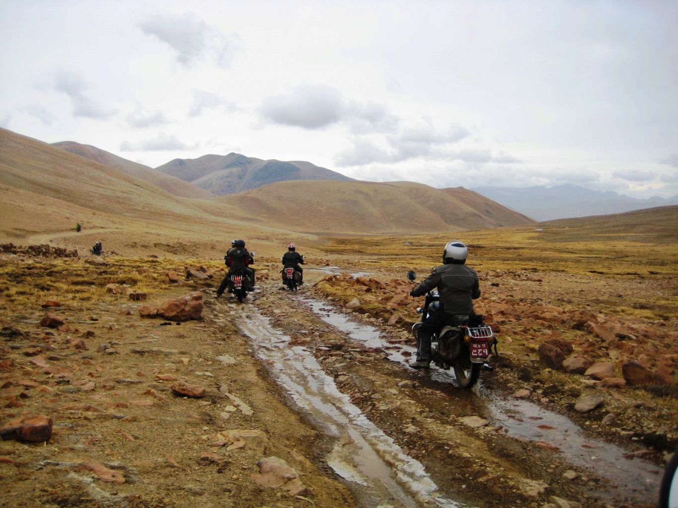 Mt. Everest on motorcycles