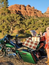 Motorcycle tour through Sedona Arizona