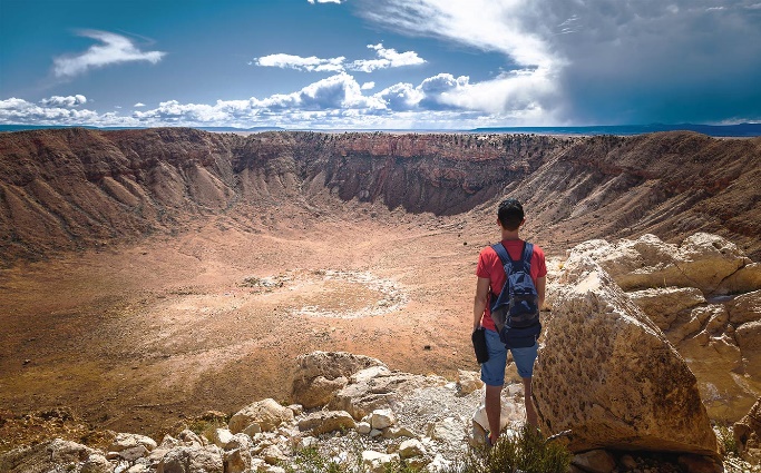 Meteor Crater motorcycle tour